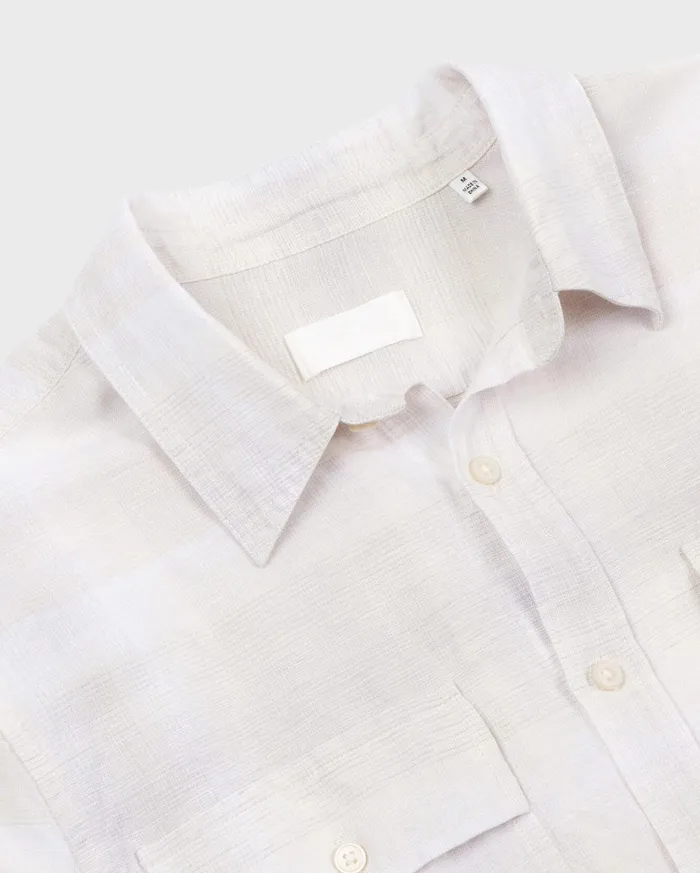 Men 7 For All Mankind Shirts Flap Pocket Shirt In Cool Grey