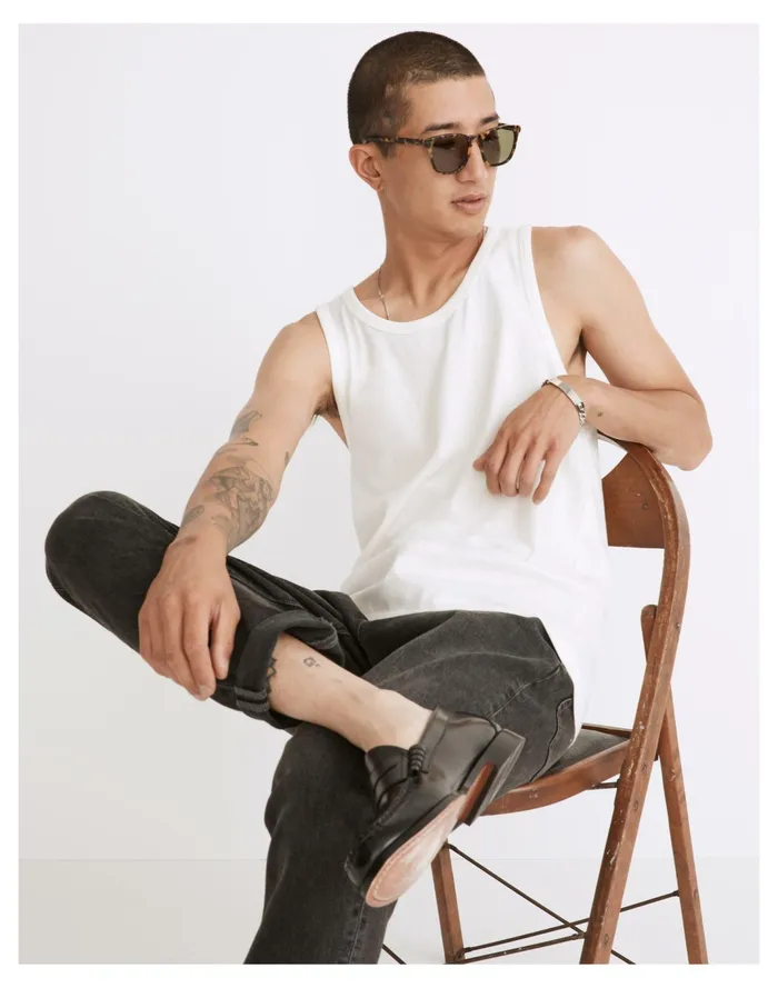 Men Allday Tank Lighthouse Madewell Tees