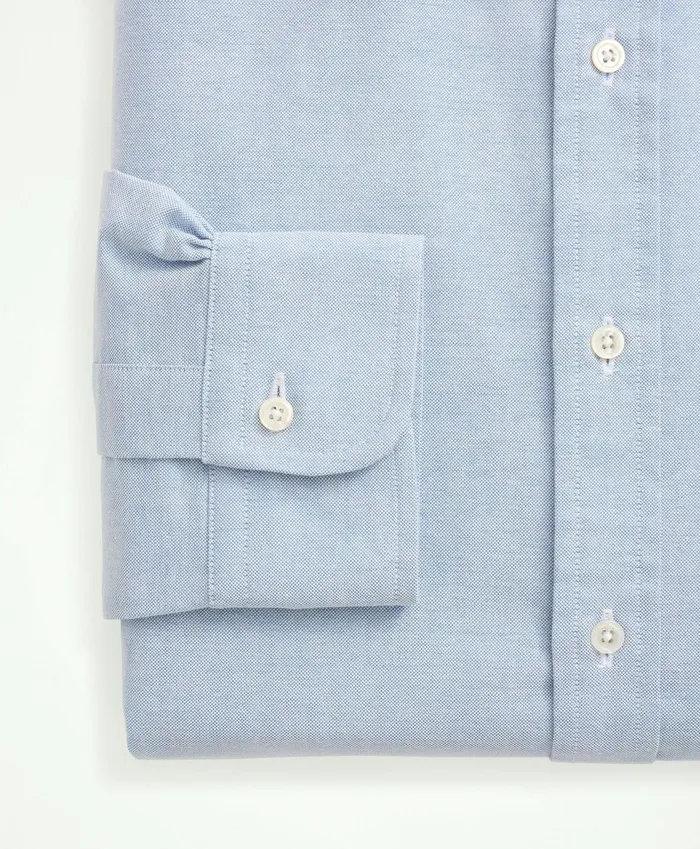 Men AmericanMade Oxford Cloth ButtonDown Dress Shirt Blue Brooks Brothers Dress Shirts