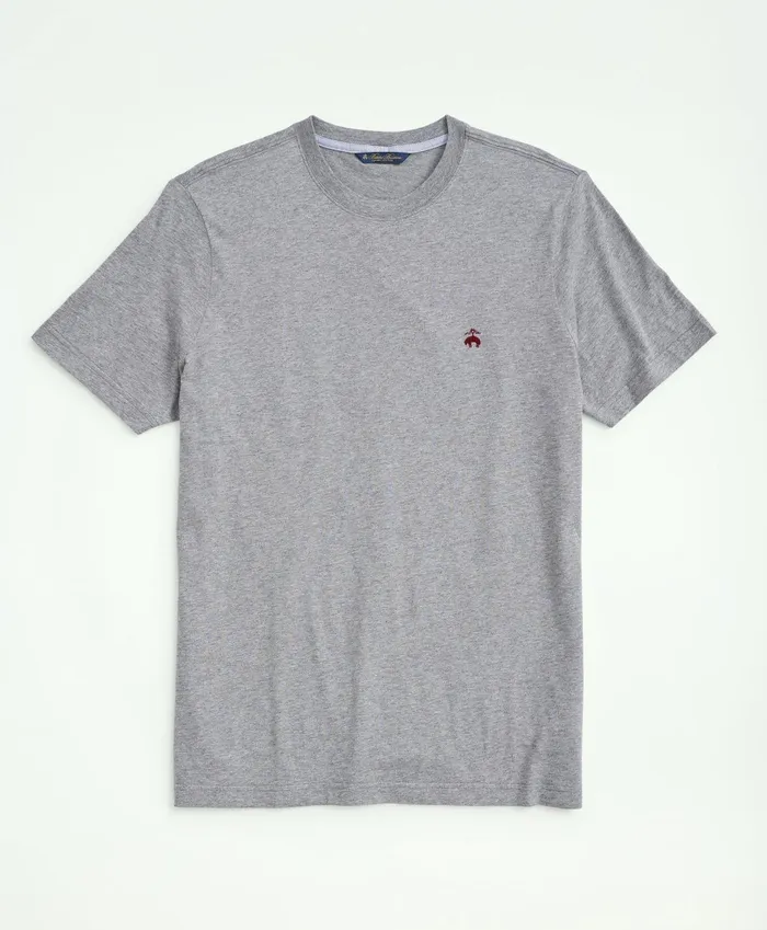 Men Big and Tall Supima Cotton TShirt Dark Heather Grey Brooks Brothers TShirts and Sweats Men Big and Tall Supima Cotton TShirt Dark Heather Grey Brooks Brothers TShirts and Sweats