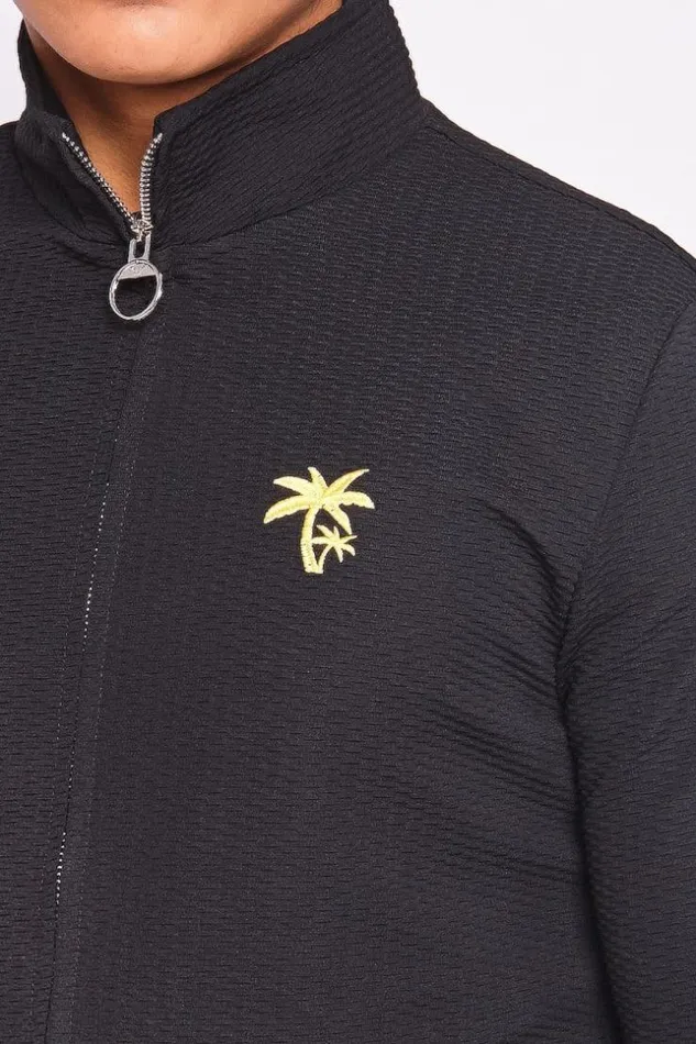 Men Black Jacket With Project X Relief Brentiny Paris Jackets