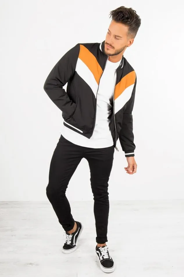 Men Black Project X Jacket Brentiny Paris Jackets