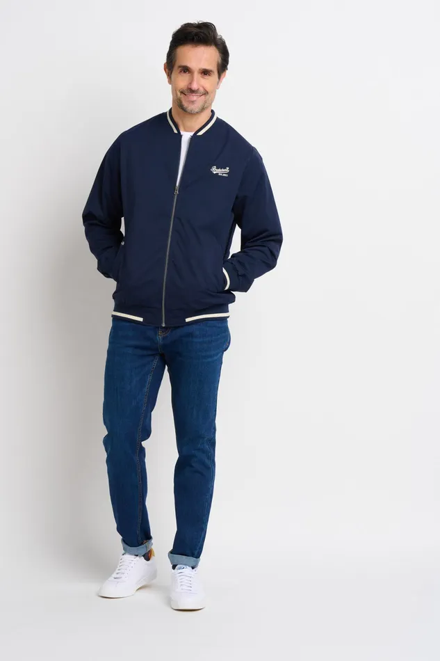 Men Brakeburn Coats And Jackets Navy Bomber