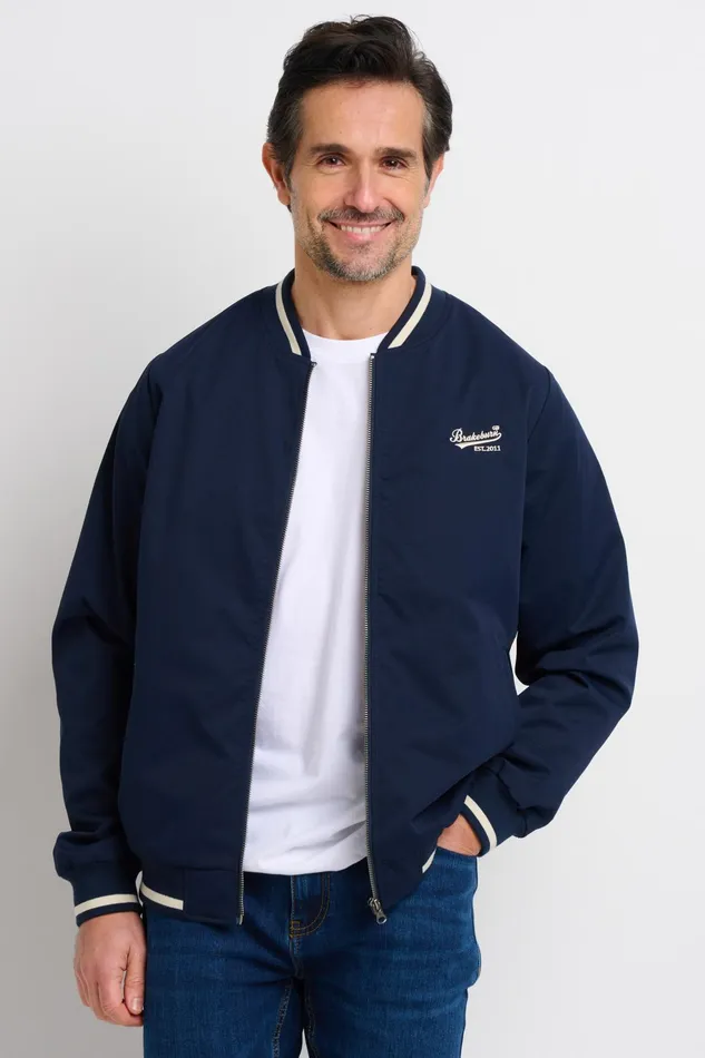 Men Brakeburn Coats And Jackets Navy Bomber