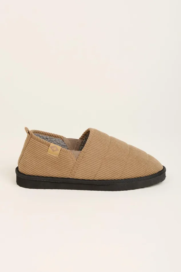 Men Brakeburn Slippers and Sandals Brown Cord Slipper