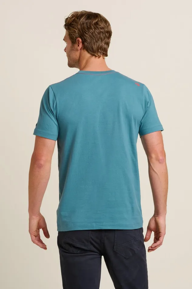 Men Brakeburn TShirts Blue Seagul Tee