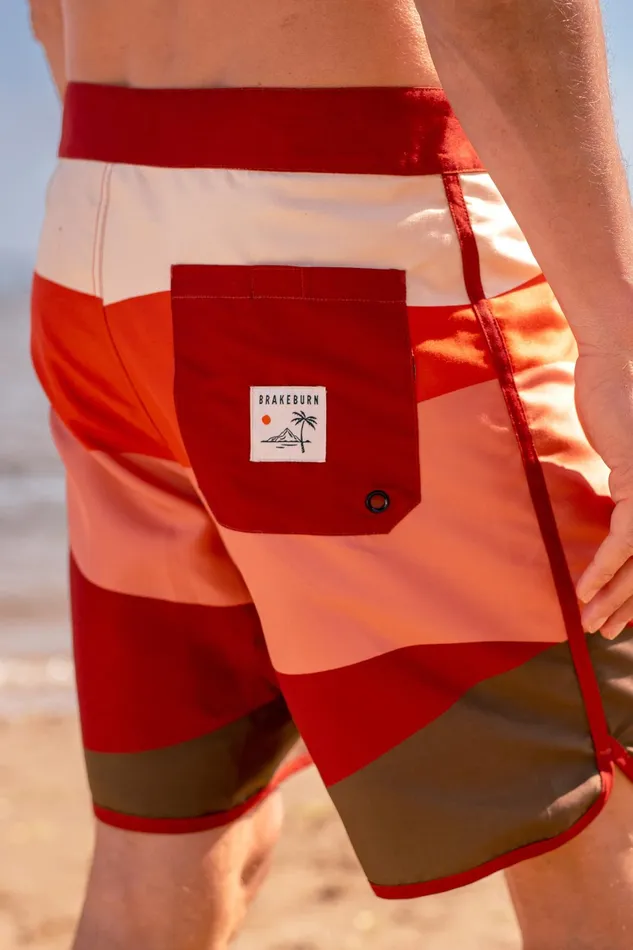 Men Brakeburn Trousers And Shorts Multicoloured Sunset Boardshort
