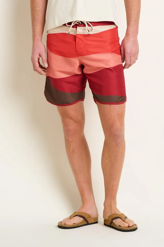Men Brakeburn Trousers And Shorts Multicoloured Sunset Boardshort