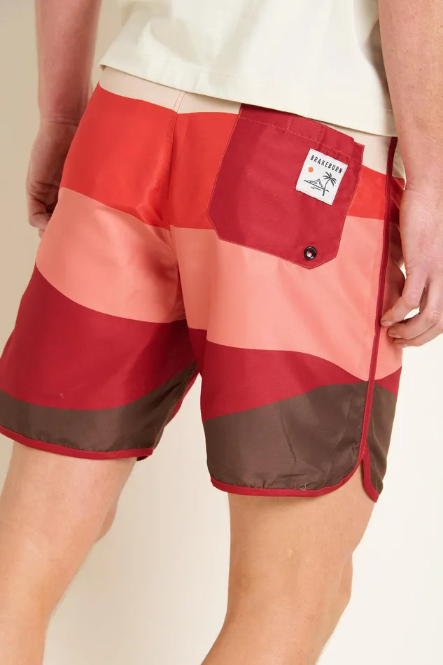Men Brakeburn Trousers And Shorts Multicoloured Sunset Boardshort
