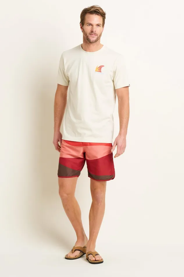 Men Brakeburn Trousers And Shorts Multicoloured Sunset Boardshort