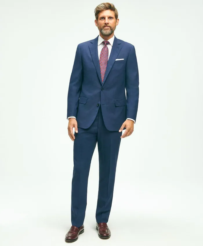 Men Brooks Brothers Explorer Collection Regent Fit Suit Jacket Navy Brooks Brothers Suits