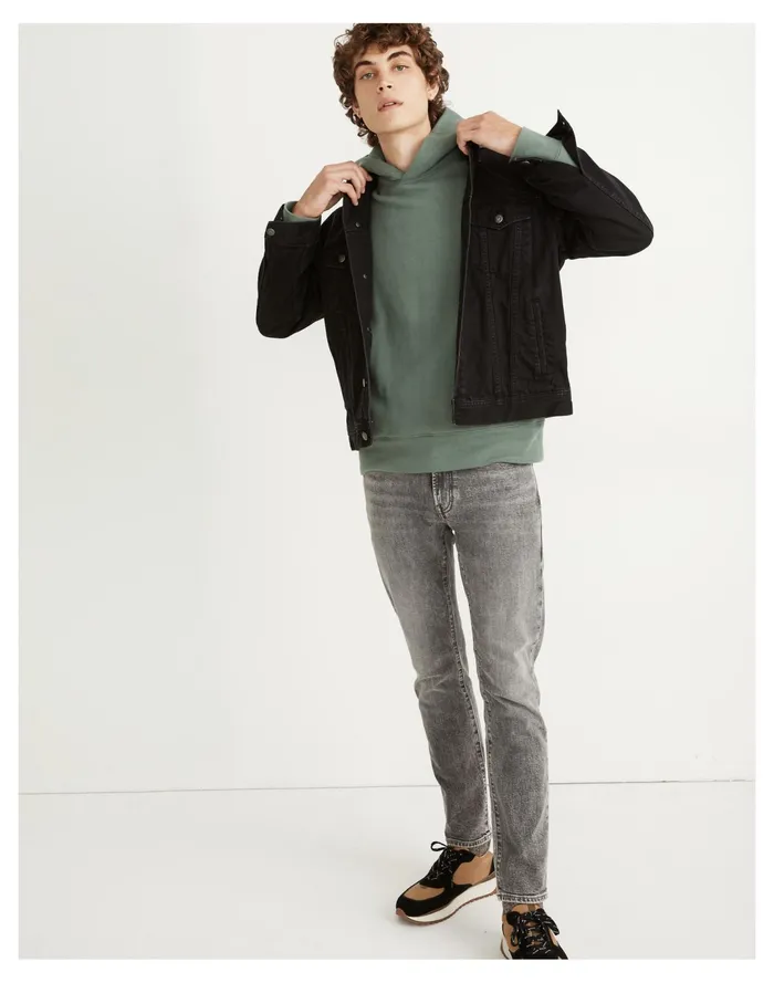 Men Classic Jean Jacket In Black Black Madewell Jackets Men Classic Jean Jacket In Black Black Madewell Jackets