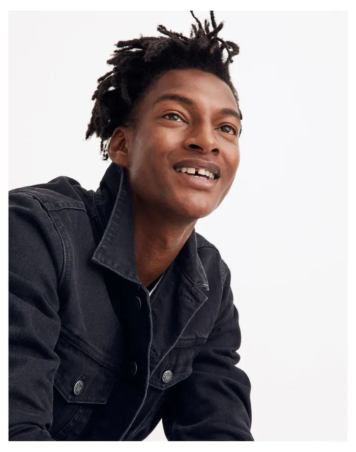 Men Classic Jean Jacket In Black Black Madewell Jackets Men Classic Jean Jacket In Black Black Madewell Jackets