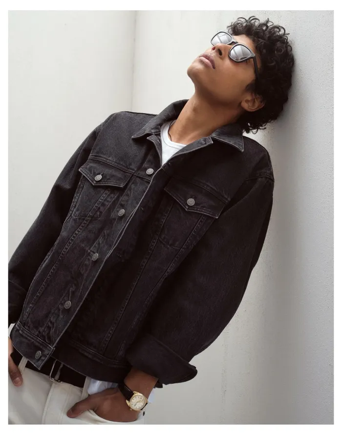 Men Classic Jean Jacket In Black Black Madewell Jackets Men Classic Jean Jacket In Black Black Madewell Jackets