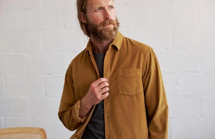 Men Cook 8211 Golden Brown TWOTHIRDS Shirts