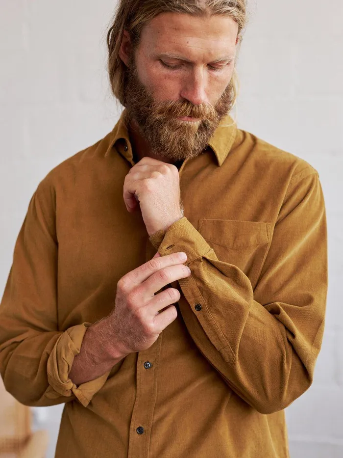 Men Cook 8211 Golden Brown TWOTHIRDS Shirts