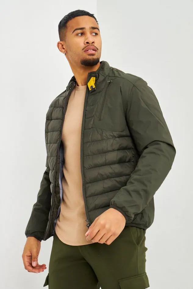 Men Doudoune Matelasse Kaki BiMatires Khaki Brentiny Paris Parkas And Down Jackets Men Doudoune Matelasse Kaki BiMatires Khaki Brentiny Paris Parkas And Down Jackets