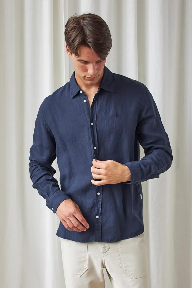 Men Fabal 8211 Navy Blue TWOTHIRDS Shirts