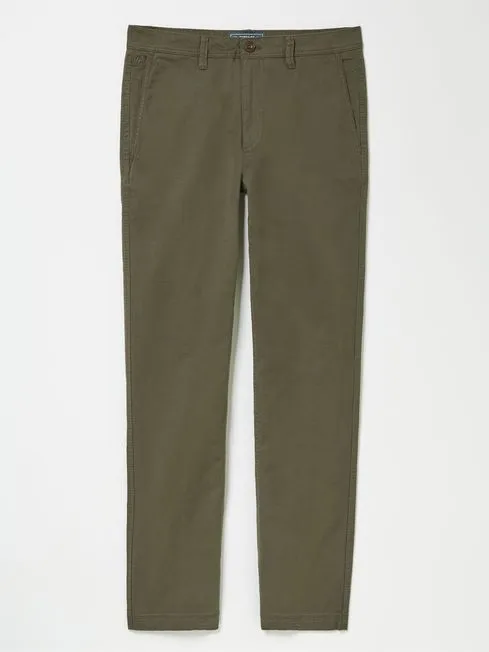Men Fatface Chinos Green Modern Coastal Chinos
