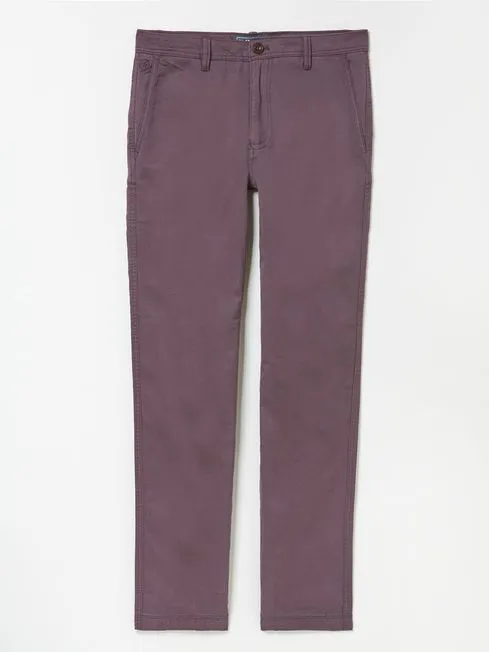 Men Fatface Chinos Purple Plum Modern Coastal Chinos