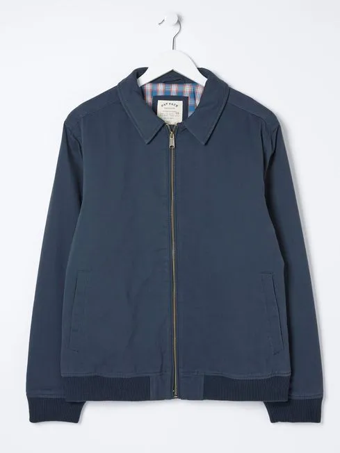 Men Fatface Coats and Jackets Chester Blue Bomber Jacket Men Fatface Coats and Jackets Chester Blue Bomber Jacket