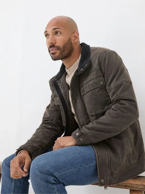 Men Fatface Coats and Jackets Hadley Brown Hadley Jacket