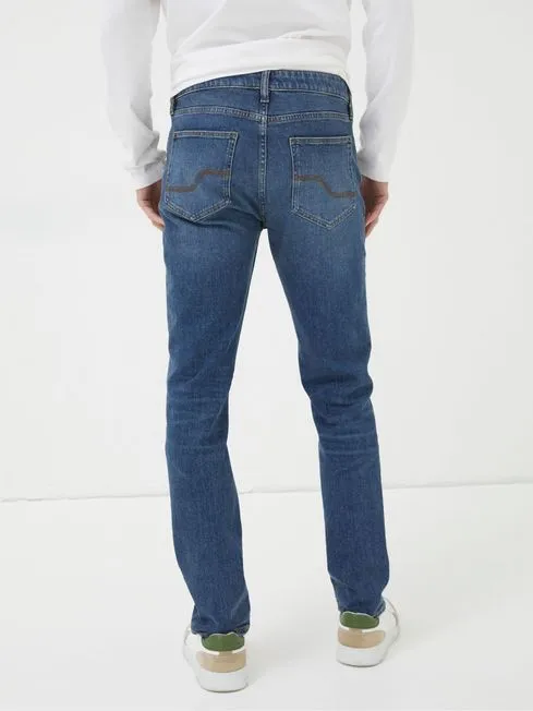Men Fatface Jeans Indigo Blue Slim Fit Jeans