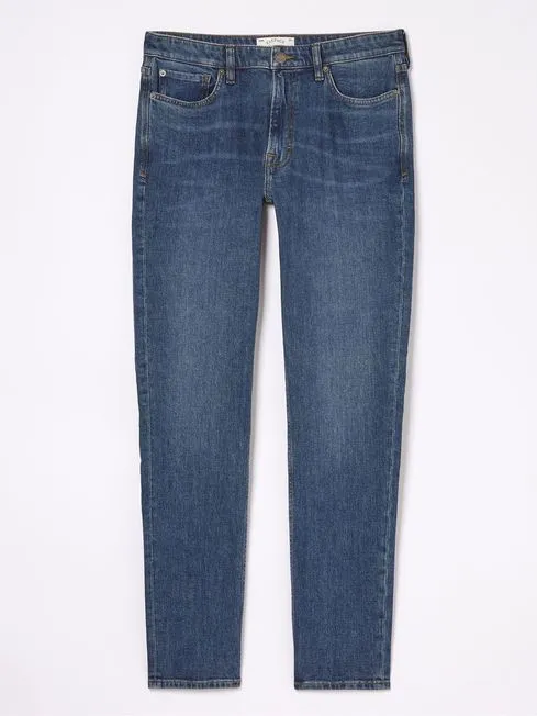 Men Fatface Jeans Indigo Blue Slim Fit Jeans
