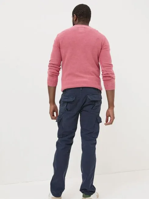 Men Fatface Pants Breakyard Blue Cargo Trousers