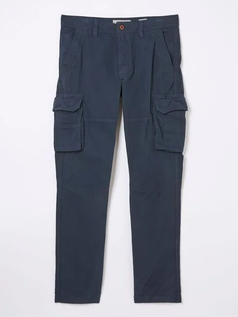 Men Fatface Pants Breakyard Blue Cargo Trousers