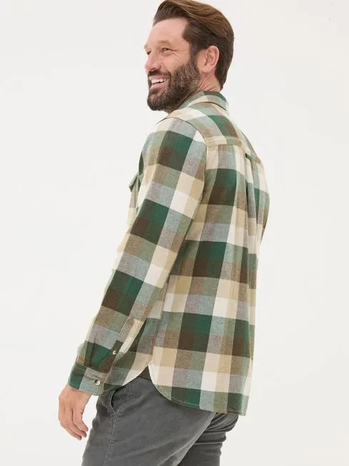 Men Fatface Shirts Stone Long Sleeve Buffalo Check 100 Cotton Shirt Men Fatface Shirts Stone Long Sleeve Buffalo Check 100 Cotton Shirt