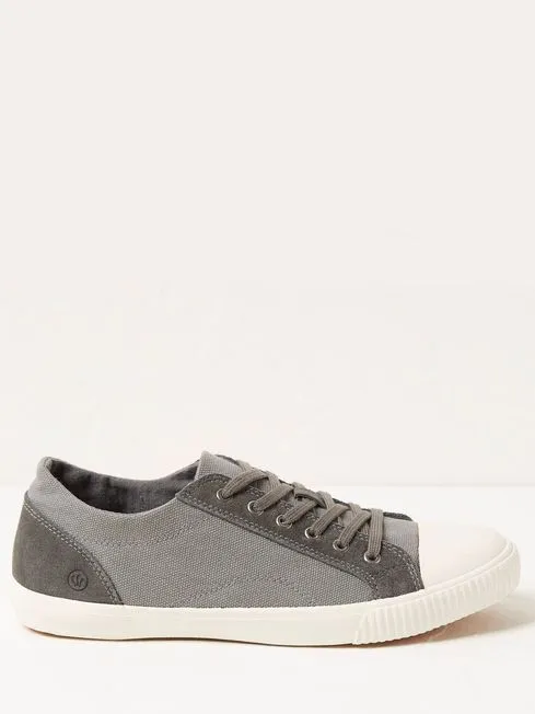 Men Fatface Sneakers Charlie Grey LaceUp Trainers