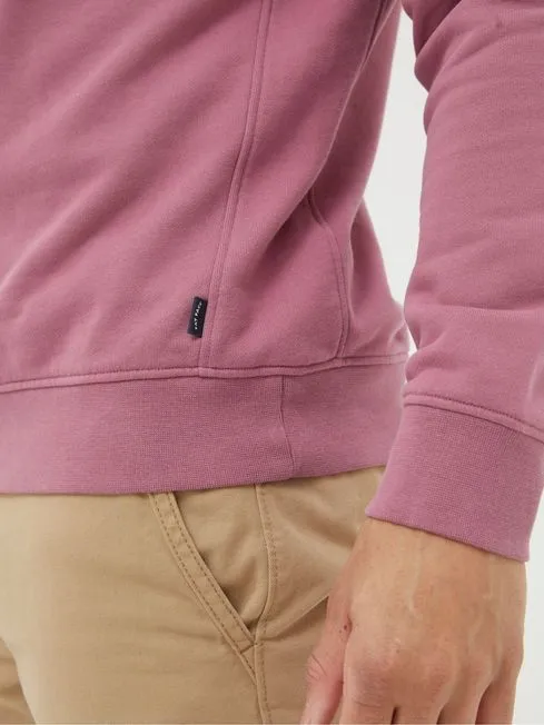 Men Fatface Sweatshirts and Hoodies Fowey Pink Half Neck Sweatshirt Men Fatface Sweatshirts and Hoodies Fowey Pink Half Neck Sweatshirt