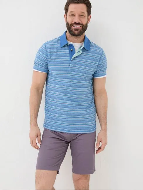 Men Fatface TShirts Blue Penzance Polo Shirt