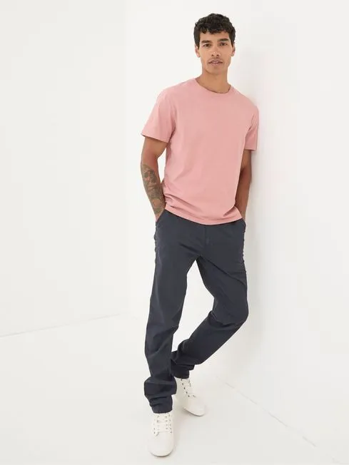 Men Fatface TShirts Lulworth Pink 100 Cotton Organic Crew TShirt Men Fatface TShirts Lulworth Pink 100 Cotton Organic Crew TShirt