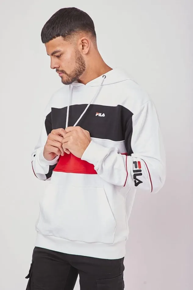 Men Fila Hoodie Bands With Fila Lettering On The Sleeves Brentiny Paris Sweatshirts and Pullovers Men Fila Hoodie Bands With Fila Lettering On The Sleeves Brentiny Paris Sweatshirts and Pullovers