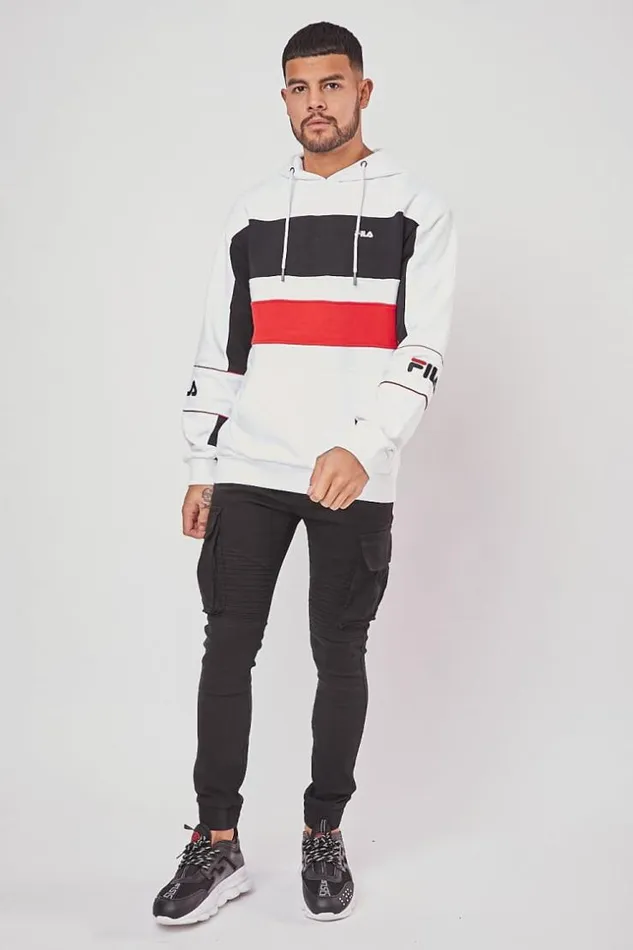 Men Fila Hoodie Bands With Fila Lettering On The Sleeves Brentiny Paris Sweatshirts and Pullovers Men Fila Hoodie Bands With Fila Lettering On The Sleeves Brentiny Paris Sweatshirts and Pullovers