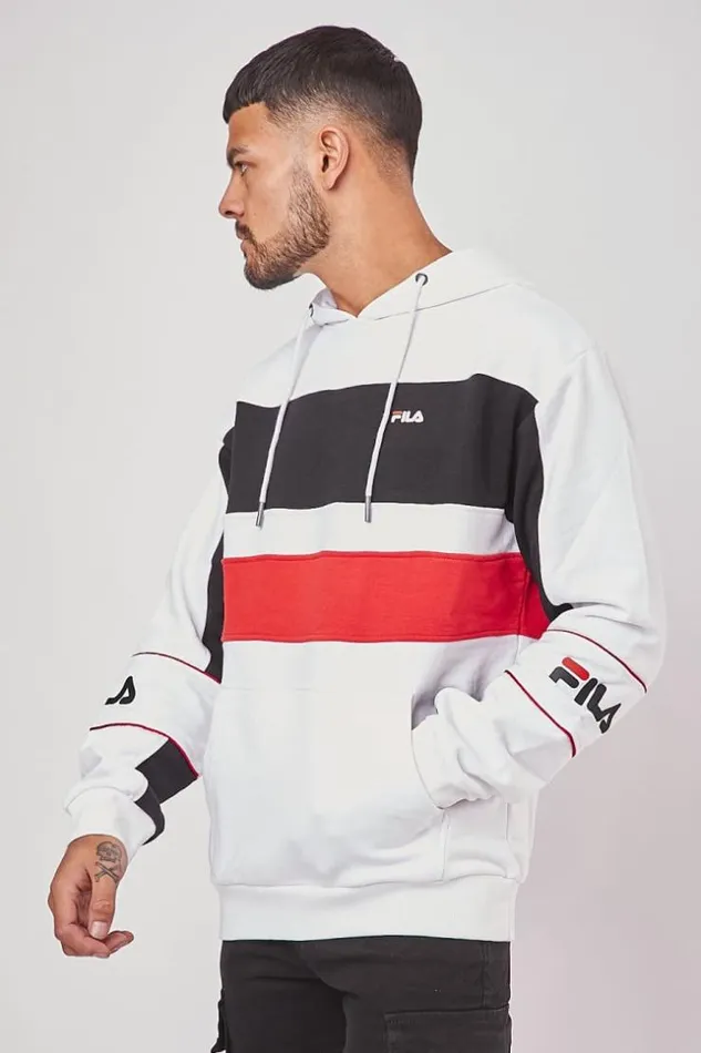 Men Fila Hoodie Bands With Fila Lettering On The Sleeves Brentiny Paris Sweatshirts and Pullovers Men Fila Hoodie Bands With Fila Lettering On The Sleeves Brentiny Paris Sweatshirts and Pullovers