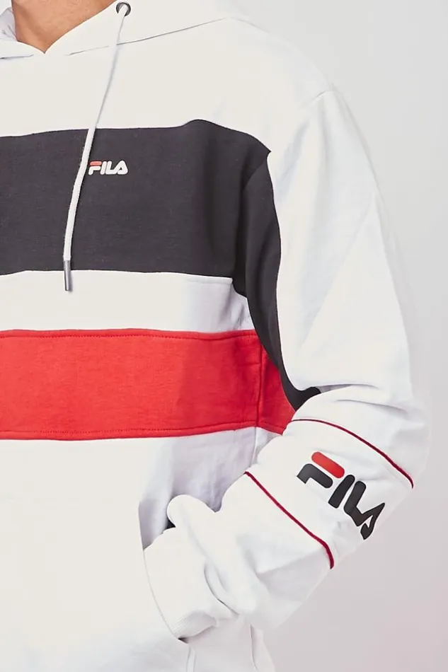 Men Fila Hoodie Bands With Fila Lettering On The Sleeves Brentiny Paris Sweatshirts and Pullovers Men Fila Hoodie Bands With Fila Lettering On The Sleeves Brentiny Paris Sweatshirts and Pullovers