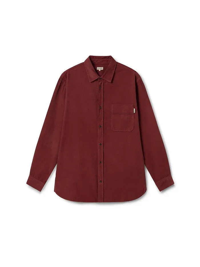 Men Holdoya 8211 Wine TWOTHIRDS Shirts