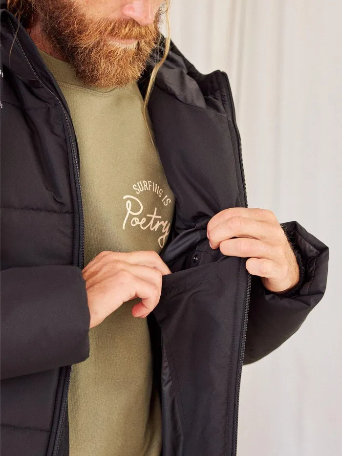 Men Jackets Men 8211 Mokongai 8211 Black TWOTHIRDS Jackets