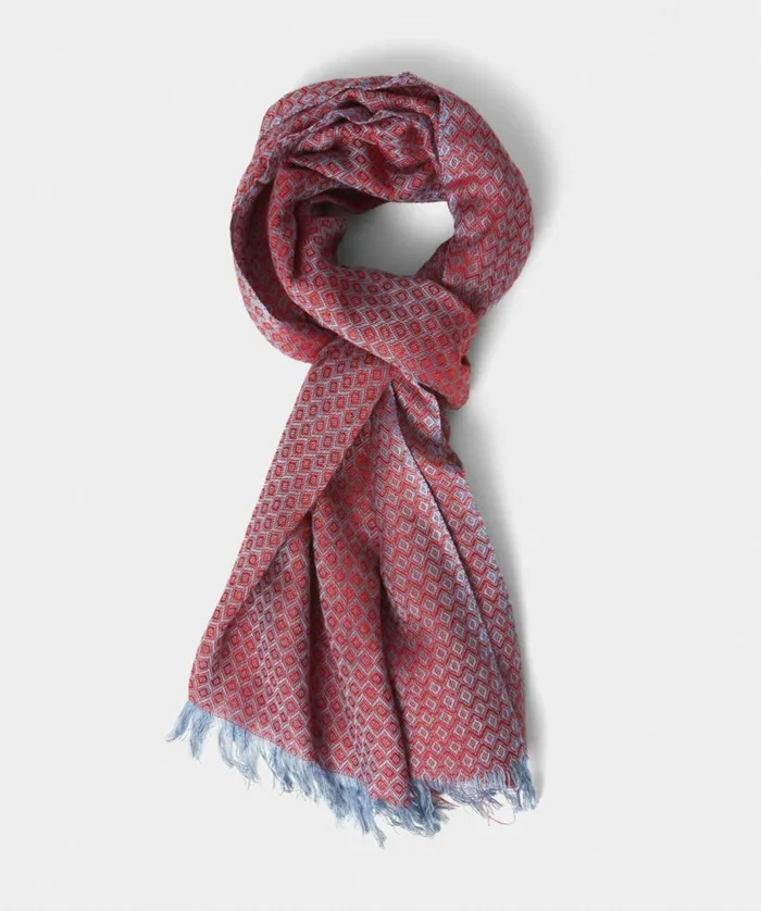 Men Joe Browns Icon Two Tone Scarf Redblue