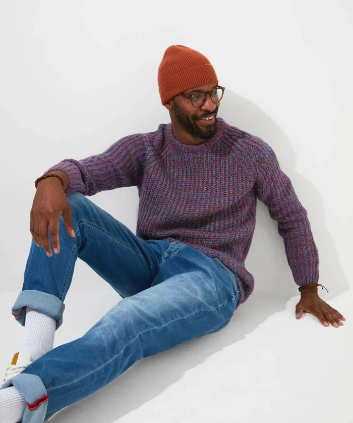 Men Joe Browns Shore Crew Knit Bluepurplepinkorange Men Joe Browns Shore Crew Knit Bluepurplepinkorange