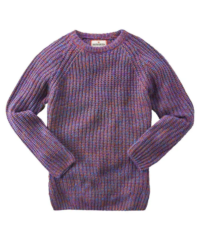 Men Joe Browns Shore Crew Knit Bluepurplepinkorange Men Joe Browns Shore Crew Knit Bluepurplepinkorange