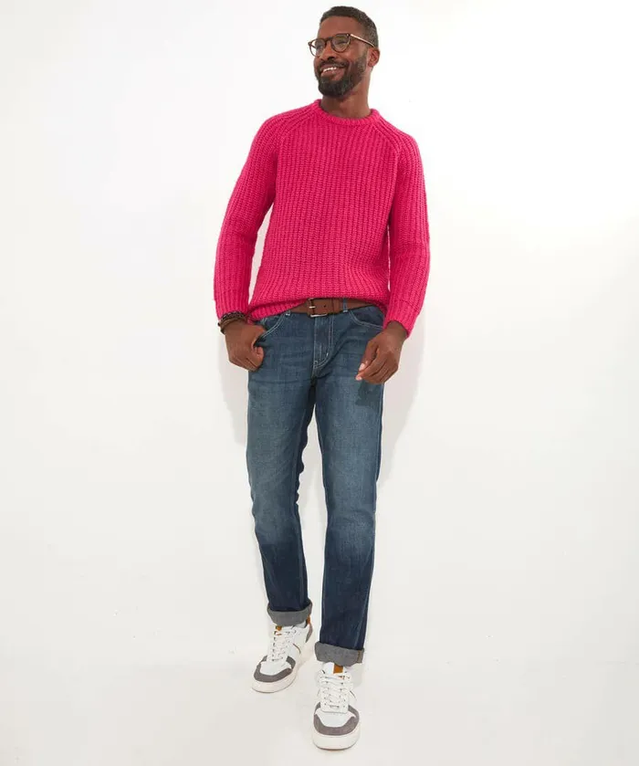 Men Joe Browns Shore Crew Knit Bluepurplepinkorange Men Joe Browns Shore Crew Knit Bluepurplepinkorange