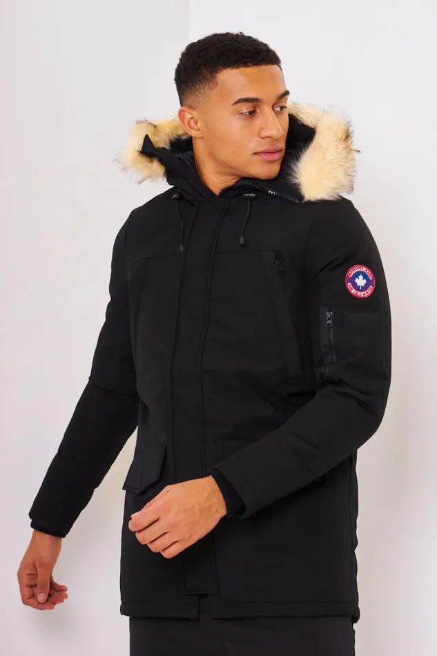 Men Jony Parka Jacket In Black Paragoose Black Brentiny Paris Parkas And Down Jackets