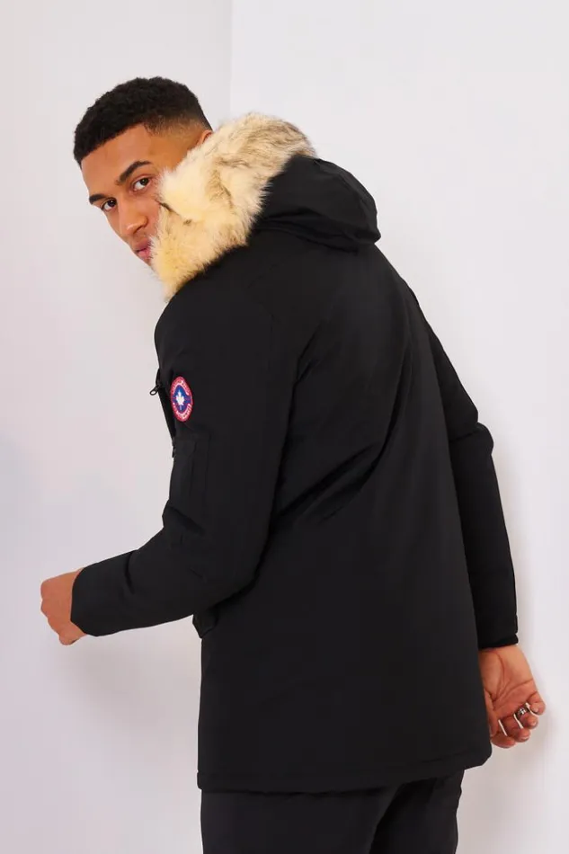 Men Jony Parka Jacket In Black Paragoose Black Brentiny Paris Parkas And Down Jackets