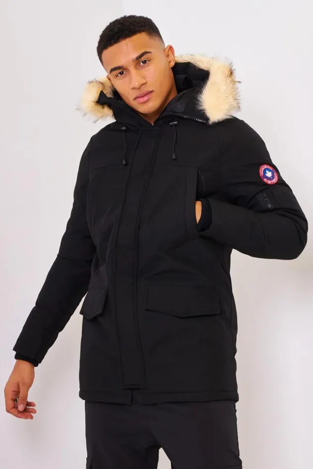 Men Jony Parka Jacket In Black Paragoose Black Brentiny Paris Parkas And Down Jackets