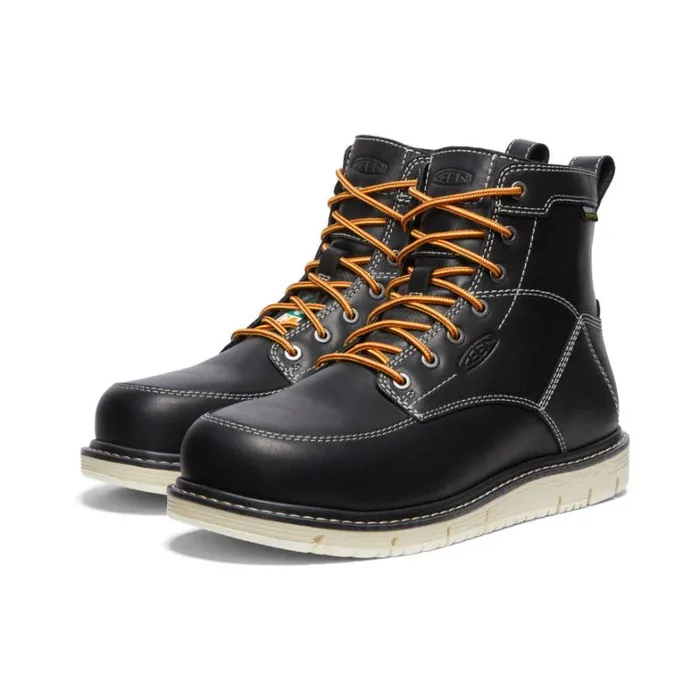 Men KEEN Boots Black Work Wedge Boots 8211 CSA San Jose 6quot WP Men KEEN Boots Black Work Wedge Boots 8211 CSA San Jose 6quot WP
