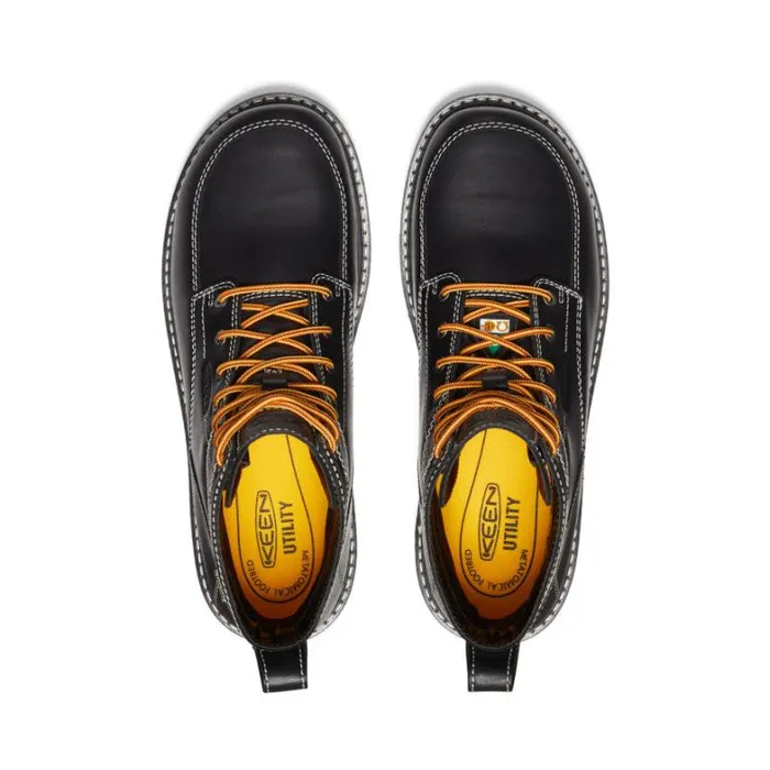 Men KEEN Boots Black Work Wedge Boots 8211 CSA San Jose 6quot WP Men KEEN Boots Black Work Wedge Boots 8211 CSA San Jose 6quot WP